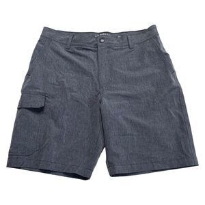 GH Bass & Co. Men’s Stretch Quick Dry Cargo Shorts Gray Sz 34